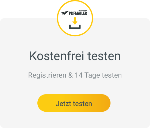 PDFMAILER testen - Geschäftspostversand optimieren