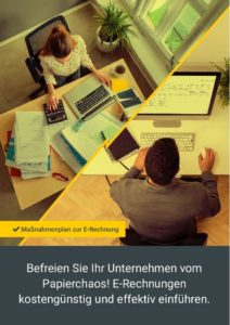 E-Rechnungspflicht Maßnahmenplan zur E-Rechnung